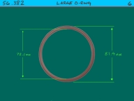 O-ring, large for various MINI charge and boost pipes